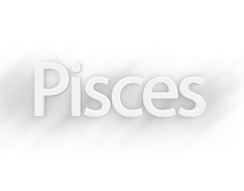 Pisces png, word Pisces png, Pisces word png, Pisces text png, Pisces font png, word Pisces text effects typography PNG transparent images